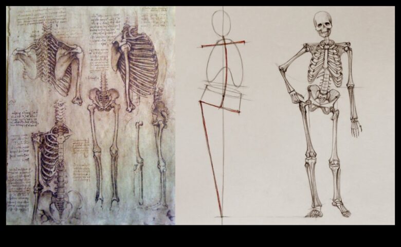 Canlı Çizim Anatomisi İnsan İskeletinde Ustalaşmak